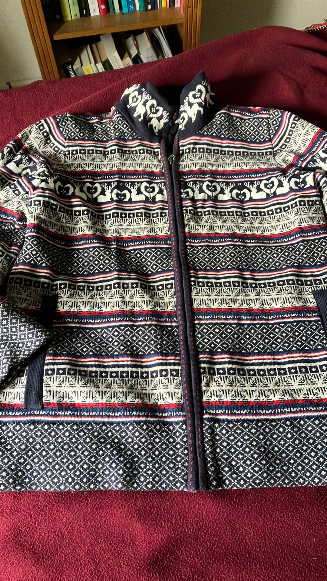 Prachtig kerst heren  vest maat XXL, Ophalen of Verzenden, Zo goed als nieuw, Overige maten, Blauw