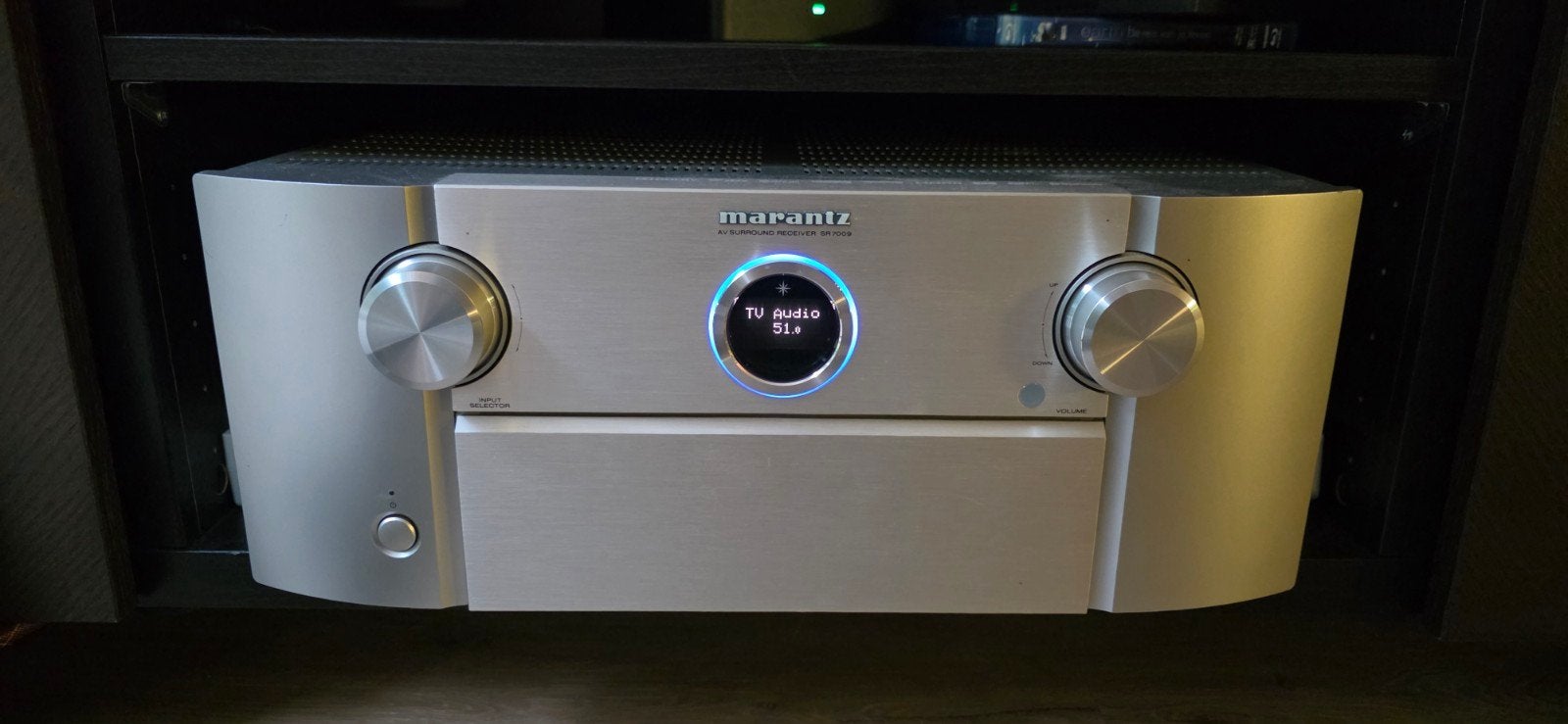 Marantz SR7009 AV Receiver - Topstaat met Audyssey microfoon, Zo goed als nieuw, 120 watt of meer, Ophalen, Marantz