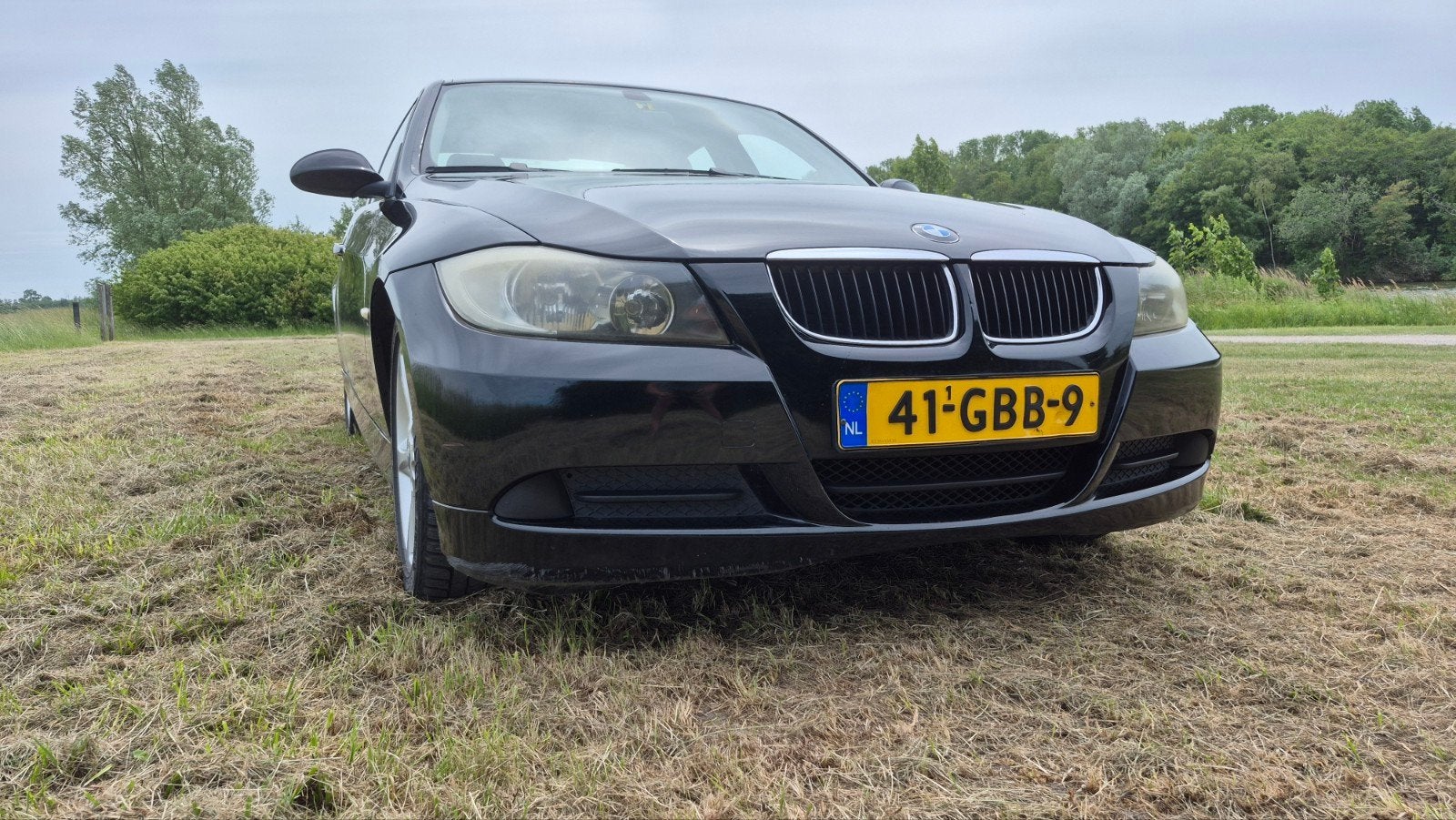 BMW 3-Serie 1.6 I 316 90KW 2008 Zwart, Auto's, 1599 cc, 4 cilinders, Origineel Nederlands, Handgeschakeld
