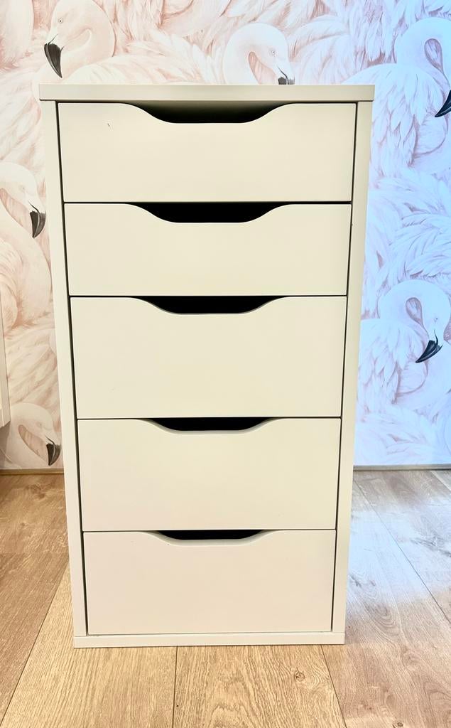 Ikea Alex ladenblok bureau wit, Ophalen, Overige typen, Met lades, Spaanplaat of MDF