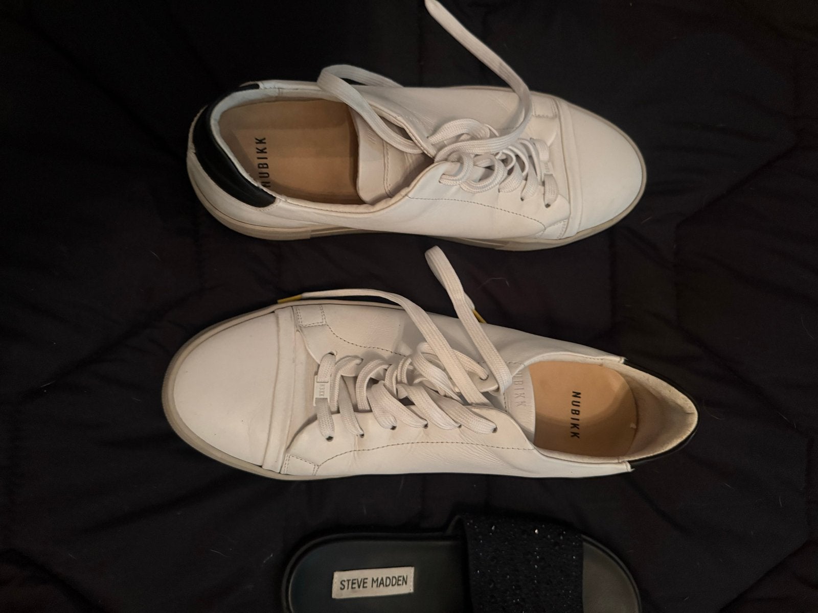 Nubikk heren sneaker, maat 43, Verzenden, Gedragen, Wit, Sneakers of Gympen