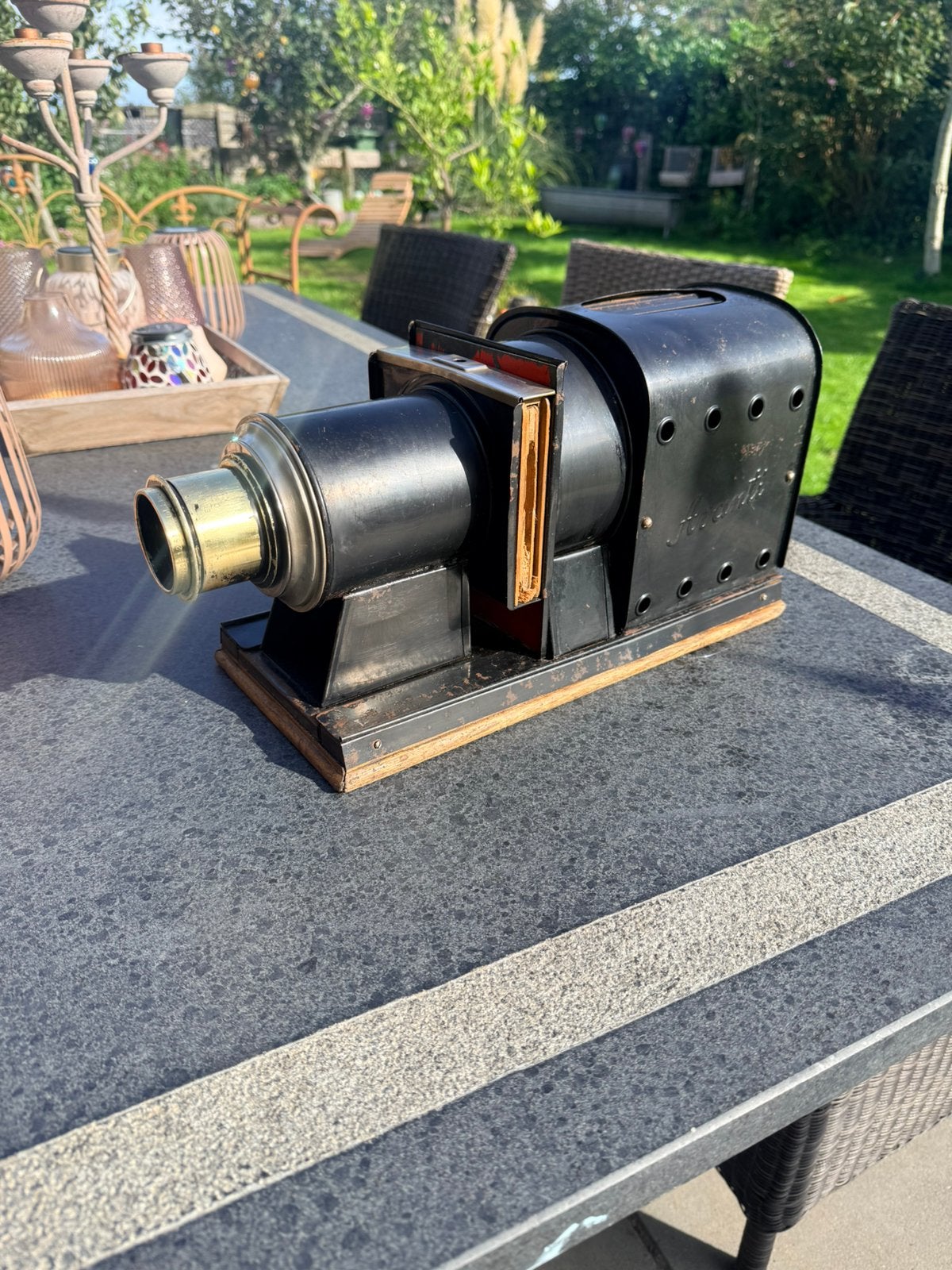 Vintage liesegang Avanti Toverlantaarn / glasdia projector, Ophalen of Verzenden, Voor 1940, Projector
