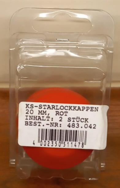 Starlock dop(rood, kunststof), Overige merken, 1:32 tot 1:50, Overige typen, Nieuw