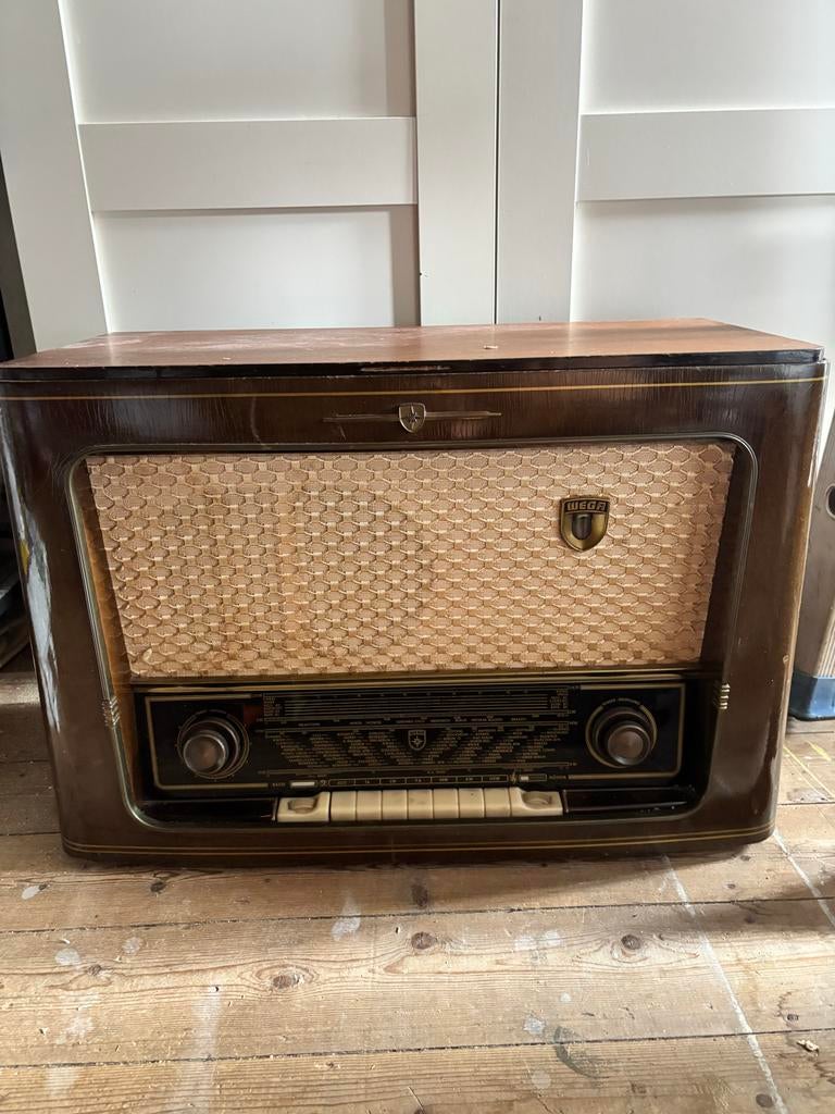 Wega Wegaphon T56 buizenradio uit de jaren '50, Ophalen, Gebruikt, Radio
