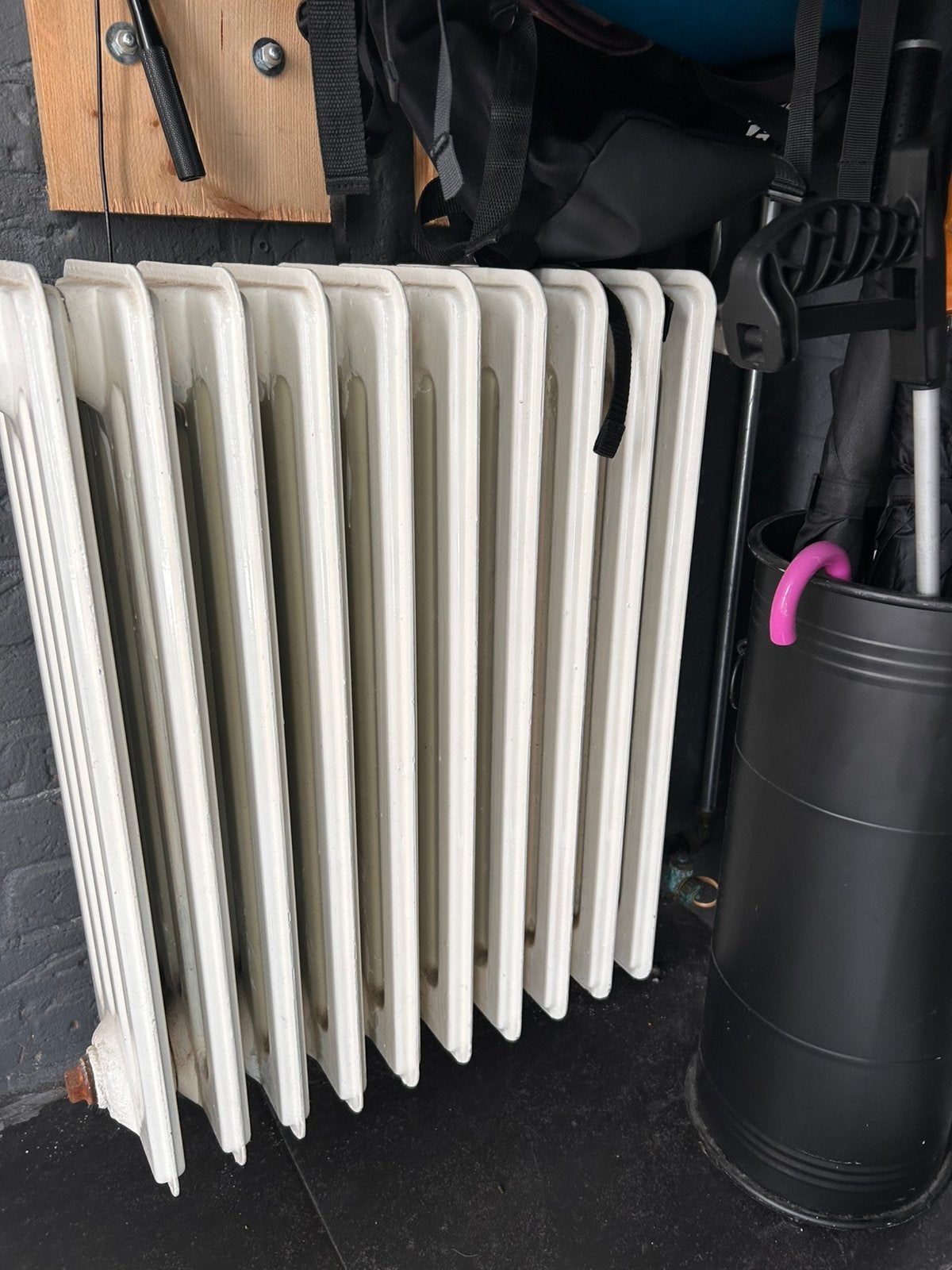 Retro kolom radiator, Ophalen, 30 tot 80 cm, Gebruikt, Radiator