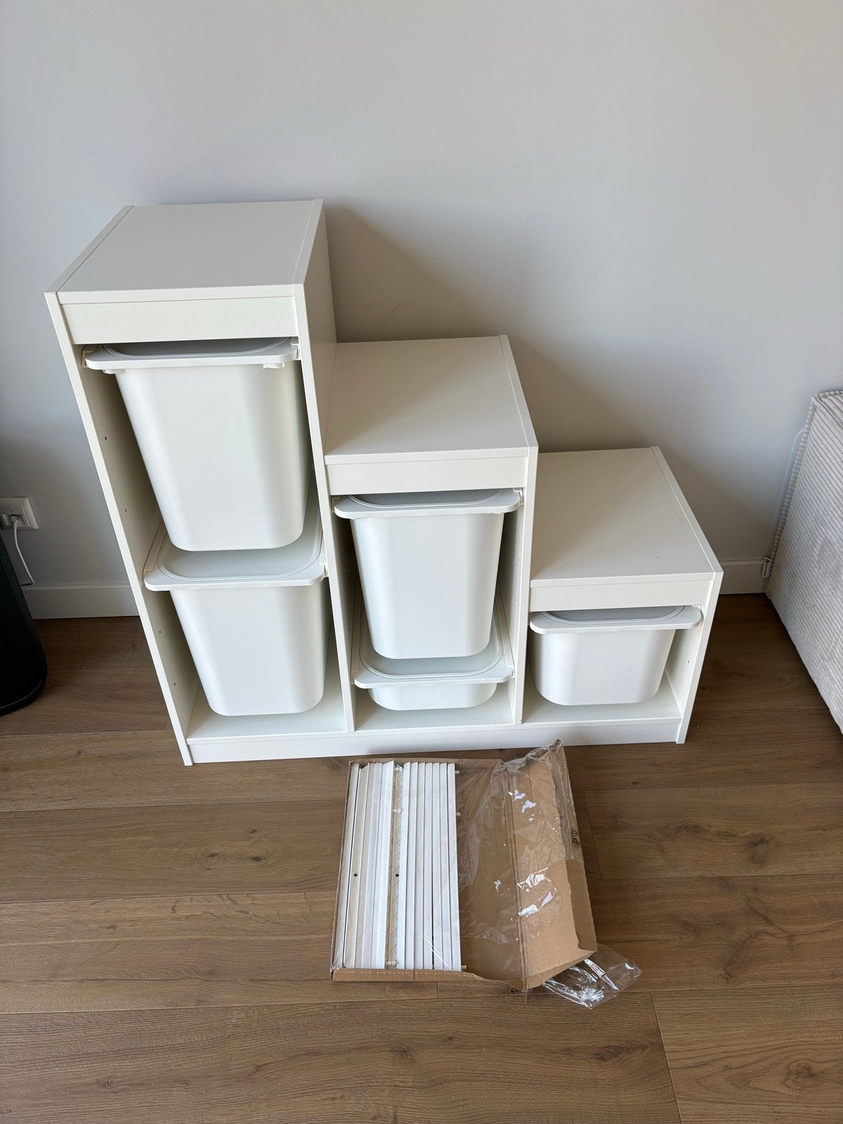 IKEA TROFAST Opbergcombinatie wit/wit 99x44x94 cm, Kinderen en Baby's, Kast, Ophalen of Verzenden, Zo goed als nieuw, 75 tot 100 cm