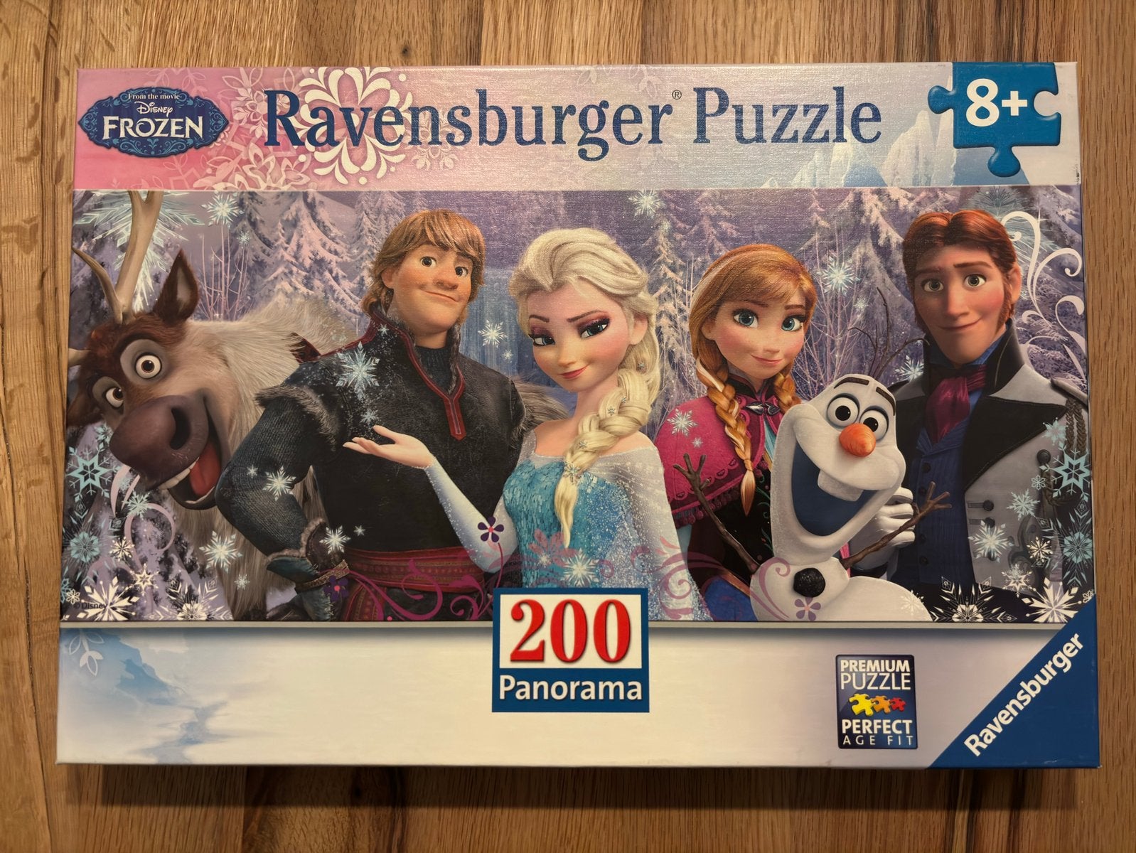 Panorama puzzel van Frozen, Ophalen of Verzenden, Meer dan 50 stukjes, Zo goed als nieuw, 6 jaar of ouder