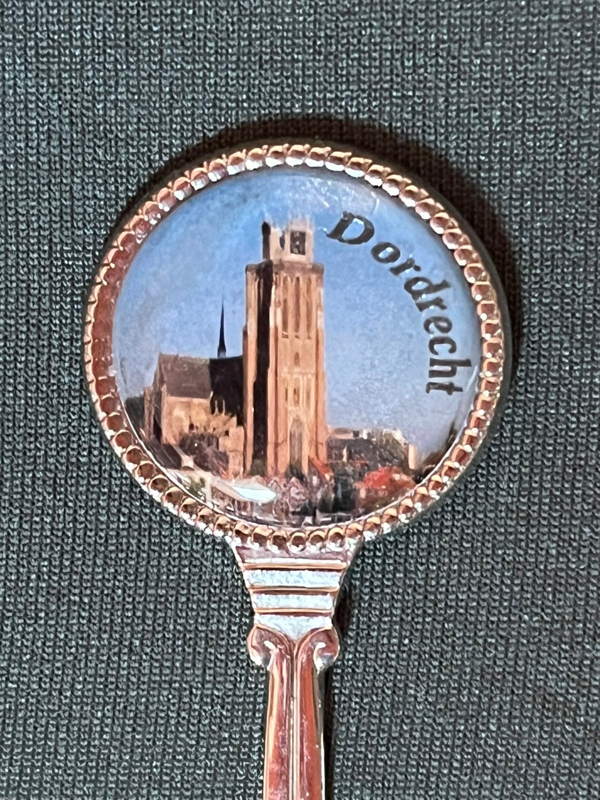 Vintage lepeltje kerk Dordrecht., Antiek en Kunst, Ophalen of Verzenden