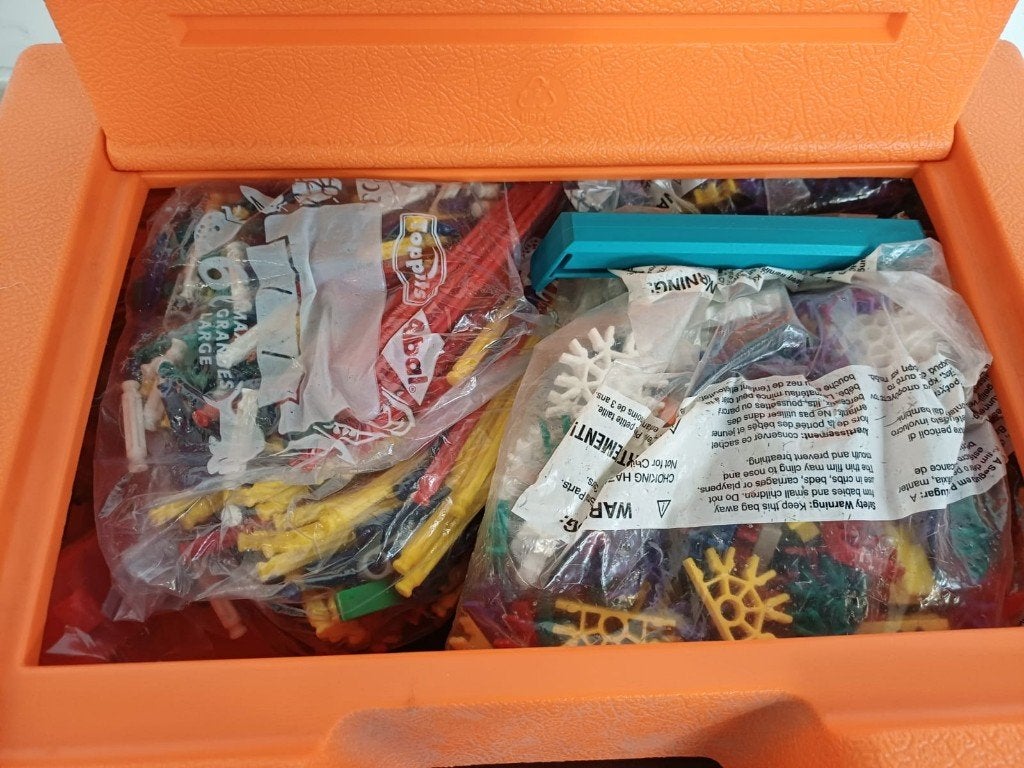 Knex bouwset in handige koffer, Ophalen of Verzenden, Gebruikt, K'nex
