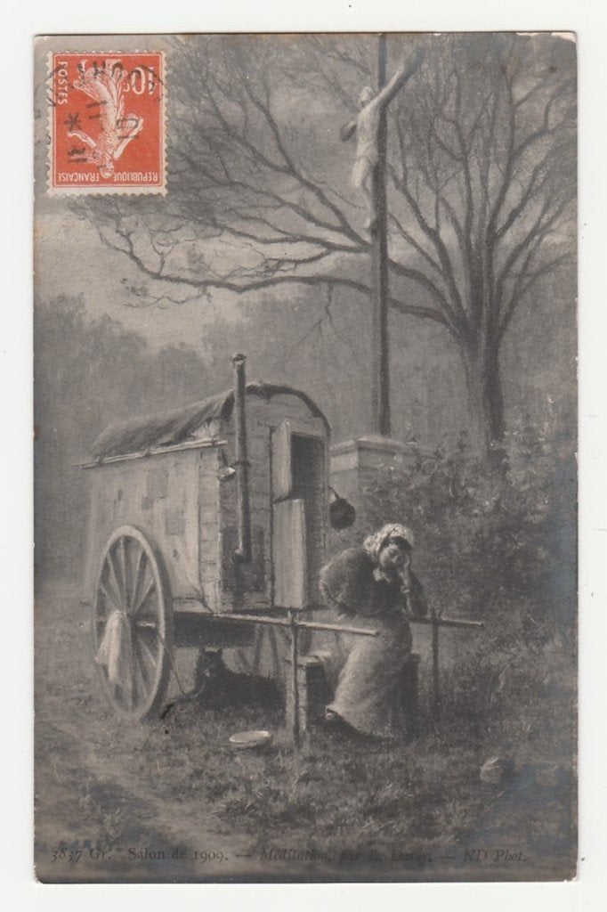 Woonwagens., Verzenden, Voor 1920, Gelopen, Overige thema's