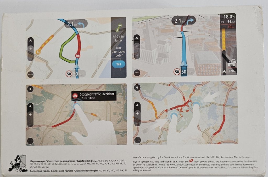 Tomtom Go 600 - Heel Europa - Lifetime maps | tweedehands, Gebruikt, Ophalen of Verzenden, Productquestions@tomtom.com, TomTom