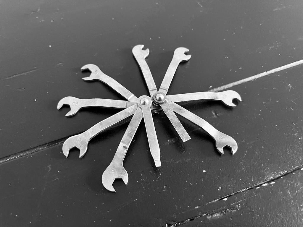 Vintage Magneto sleutelset voor klassieke auto of motorfiets, Ophalen