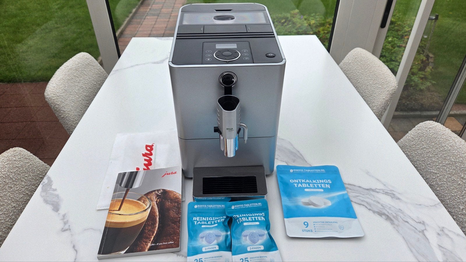 Jura ENA Micro 9 Koffiemachine, Witgoed en Apparatuur, Koffiezetapparaten, Ophalen, Gebruikt, Koffiemachine, Koffiebonen
