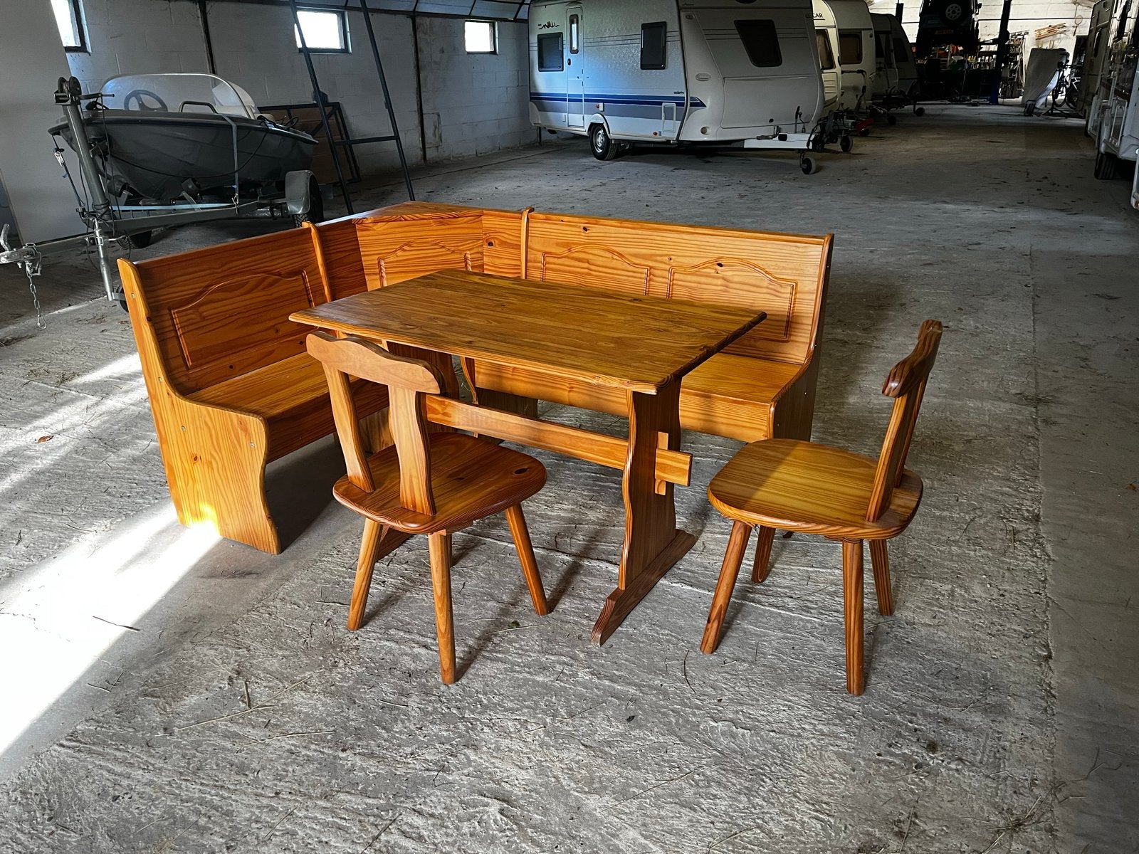 Leuke zithoek, Huis en Inrichting, Ophalen, Gebruikt, Minder dan 4 stoelen
