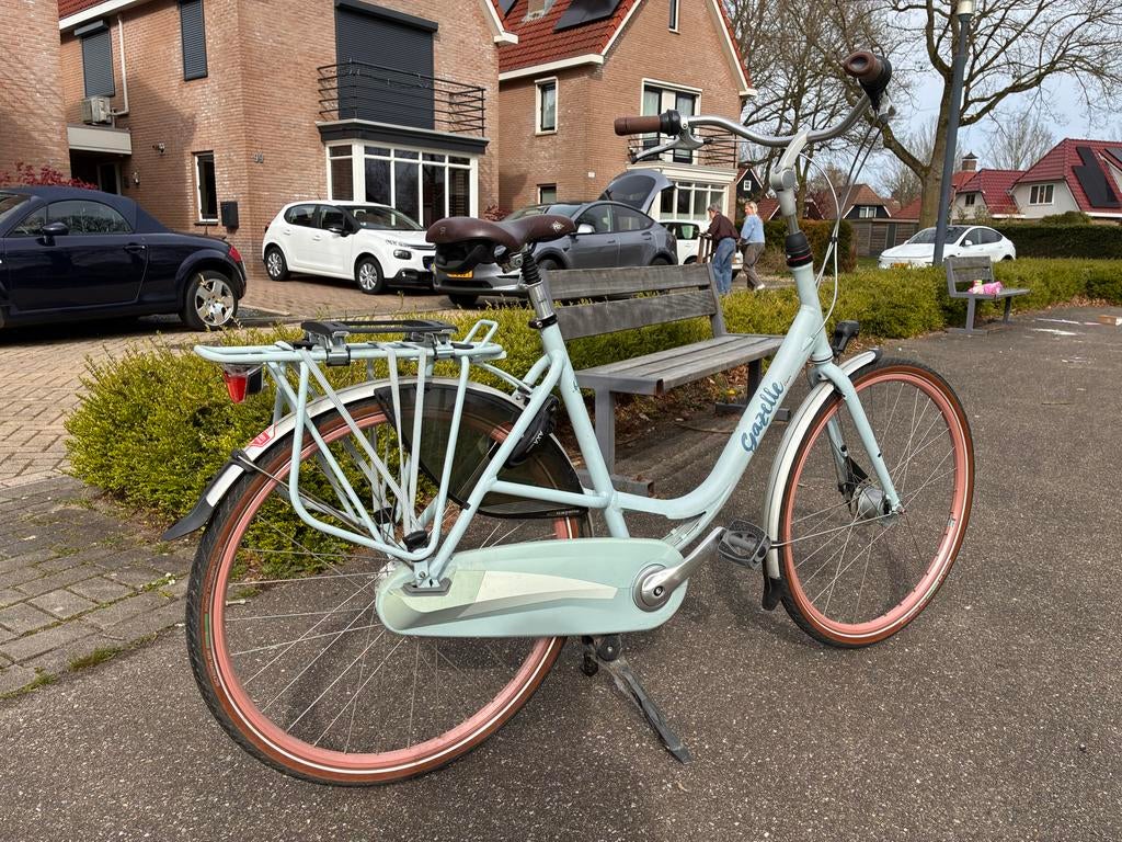 Gazelle Bloom Mamafiefs, Fietsen en Brommers, Fietsen | Dames | Damesfietsen, Gebruikt, Gazelle, (Extra) lage instap, Versnellingen