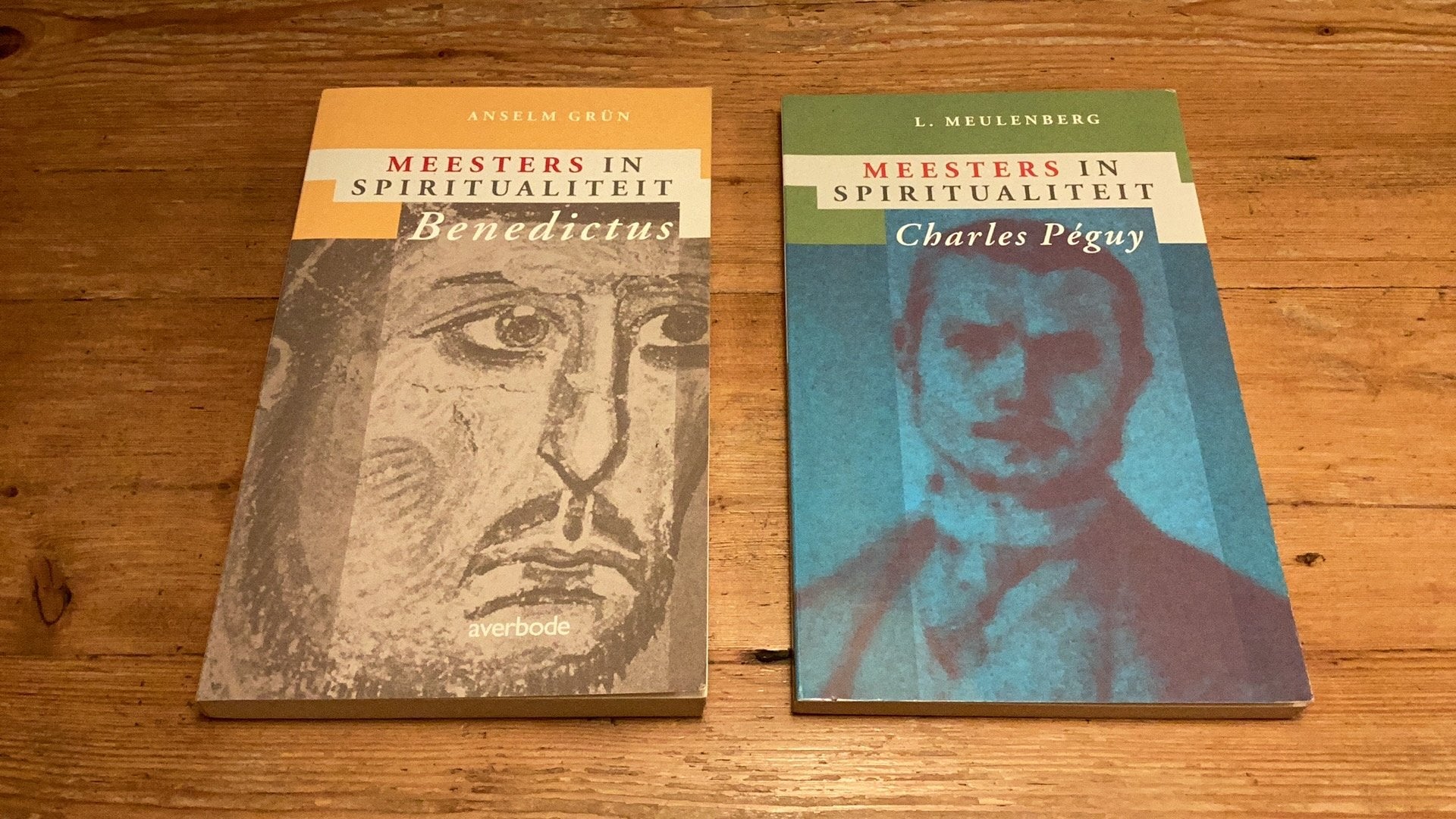 2x MEESTERS IN SPIRITUALITEIT BENEDICTUS & PÉGUY beiden zgan, Ophalen of Verzenden, Zo goed als nieuw, Europa