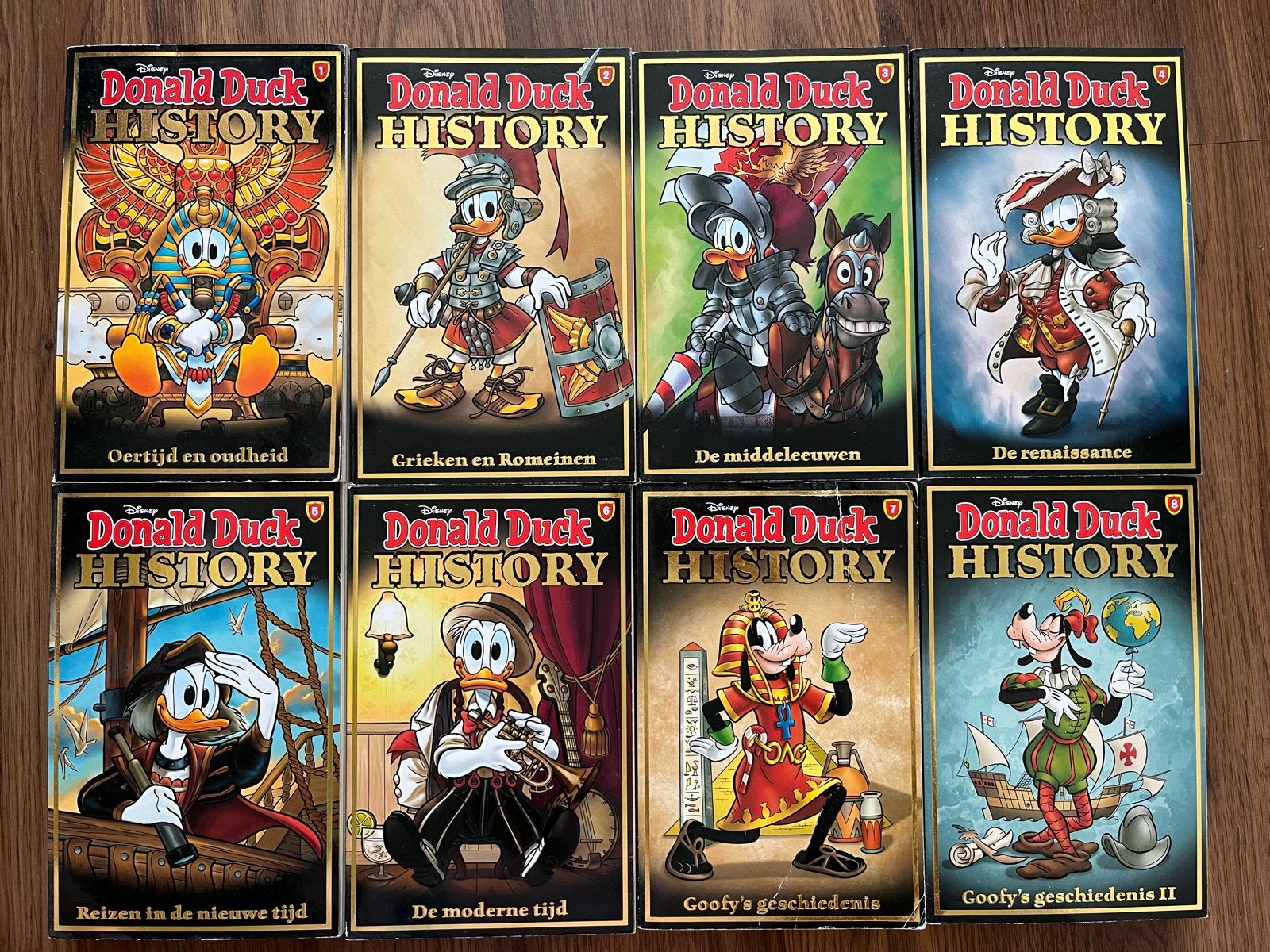 Donald Duck History Complete Serie (8 delen), Boeken, Complete serie of reeks, Ophalen, Zo goed als nieuw