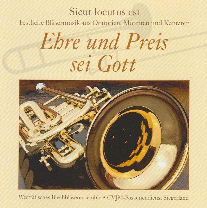 SALE--CD WESTFÄLISCHE BLECHBLÄSERENSEMBLE & CVJM-POS >FOLIE, Verzenden, Nieuw in verpakking, Gospel