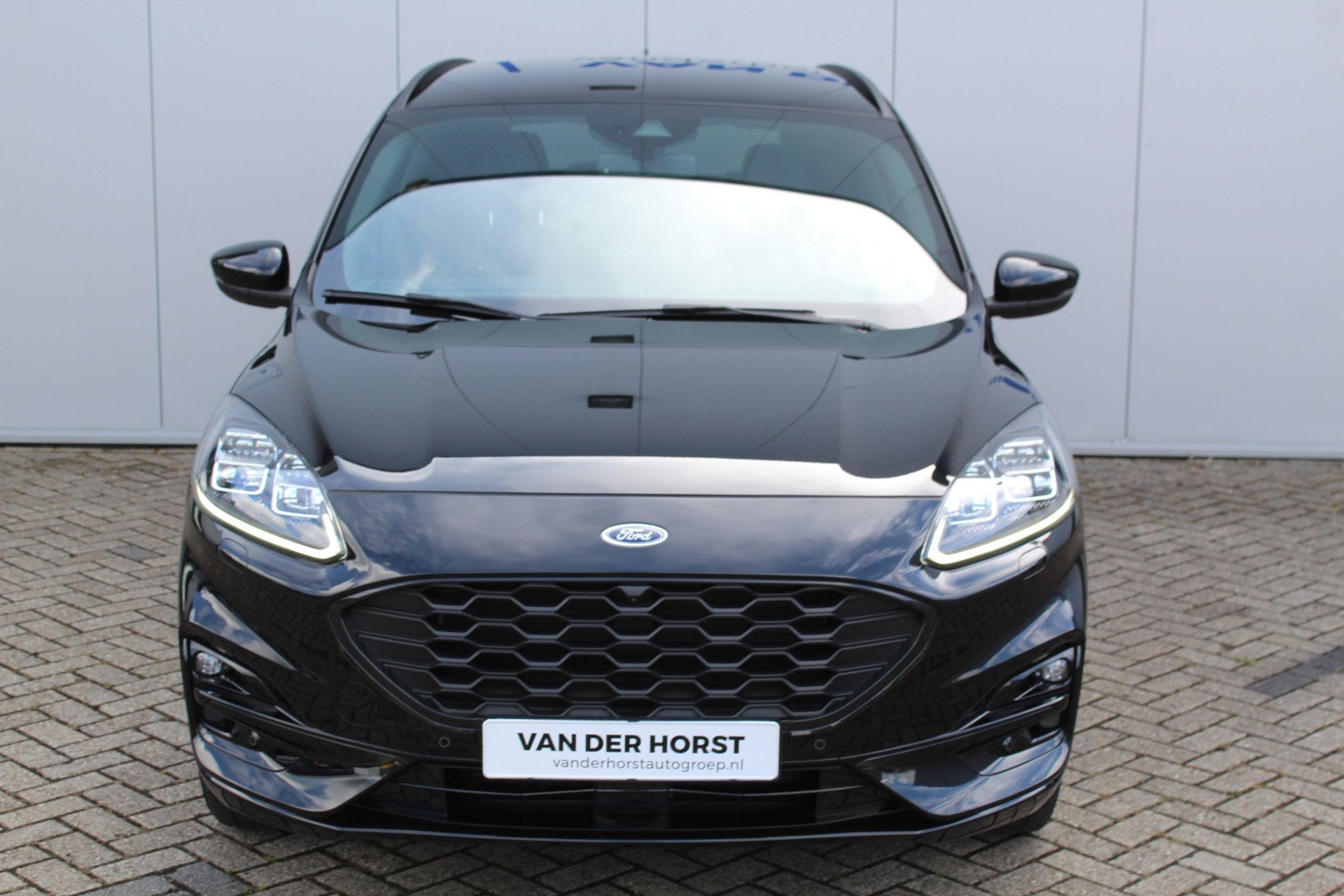 Ford Kuga 2.5-225pk Plug-in Hybrid ST-Line X. Hybride rijden, Auto's, Verwarmde buitenspiegels, Gebruikt, Zwart, 4 cilinders