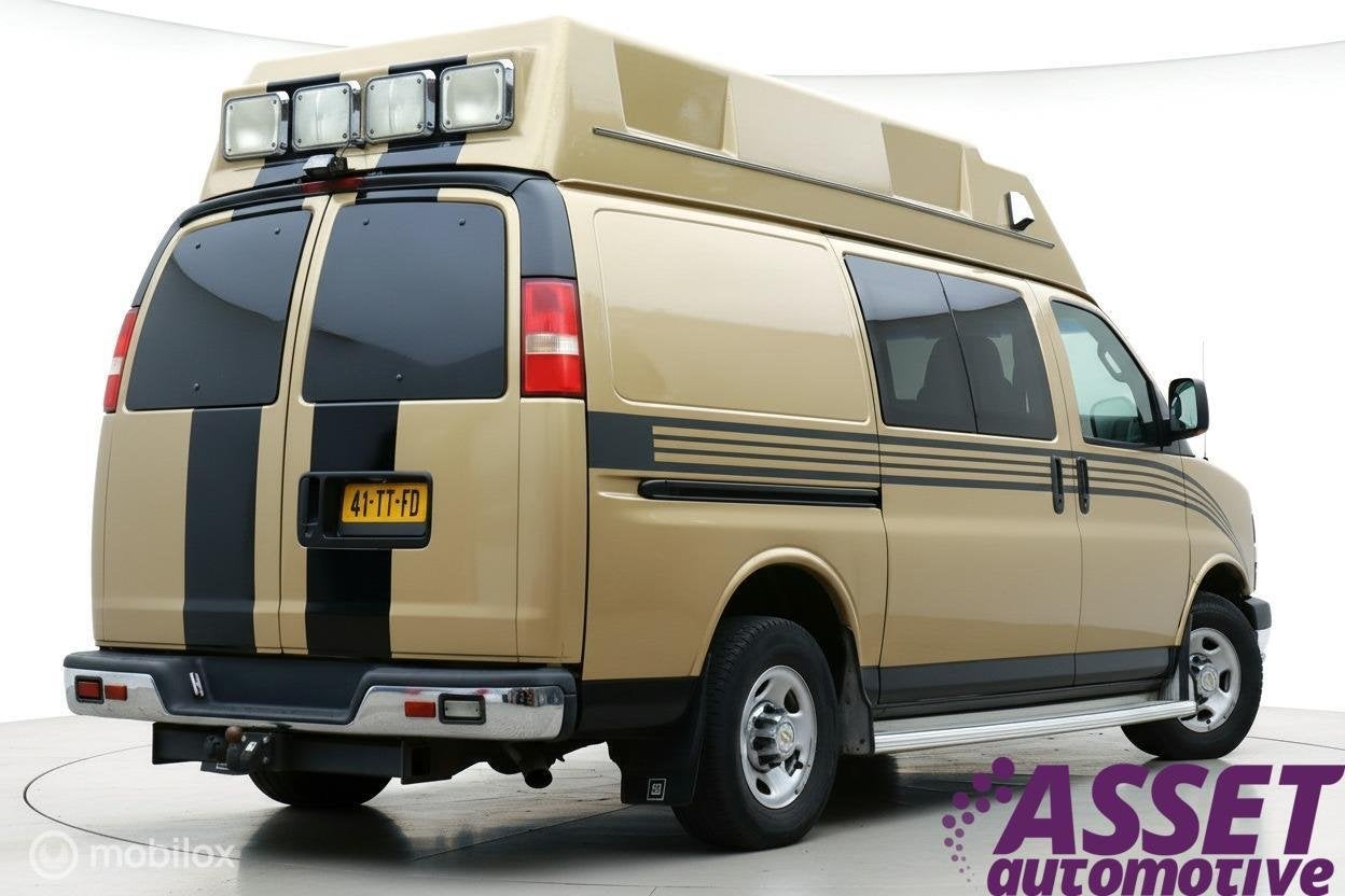 Chevrolet Chevy Van 6.0 V8 LPG | professionele camperombouw, Caravans en Kamperen, Buscamper of Camperbus, 300 Renaissance Center, Detroit, MI 48265, Verenigde Staten (USA)