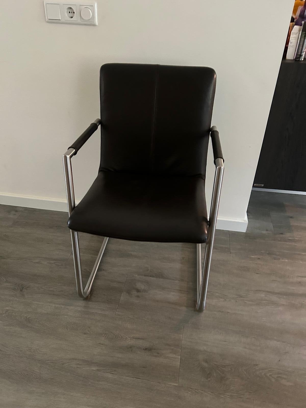 Ronde eettafel met stoelen, Huis en Inrichting, Tafels | Eettafels, Ophalen, Gebruikt, Rond, 100 tot 150 cm