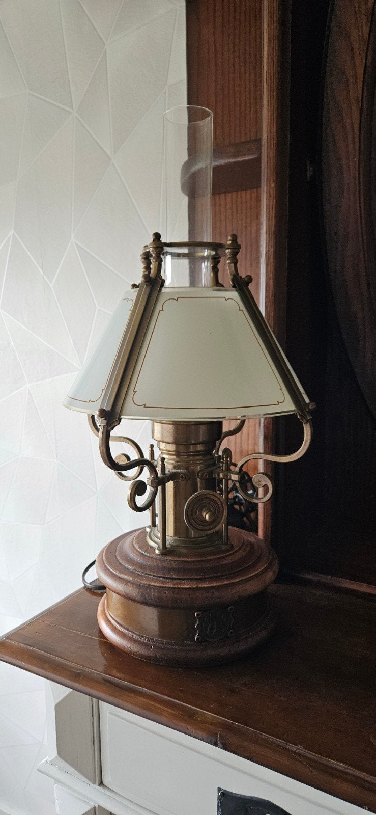 Vintage tafellamp, Antiek en Kunst, Antiek | Lampen, Ophalen