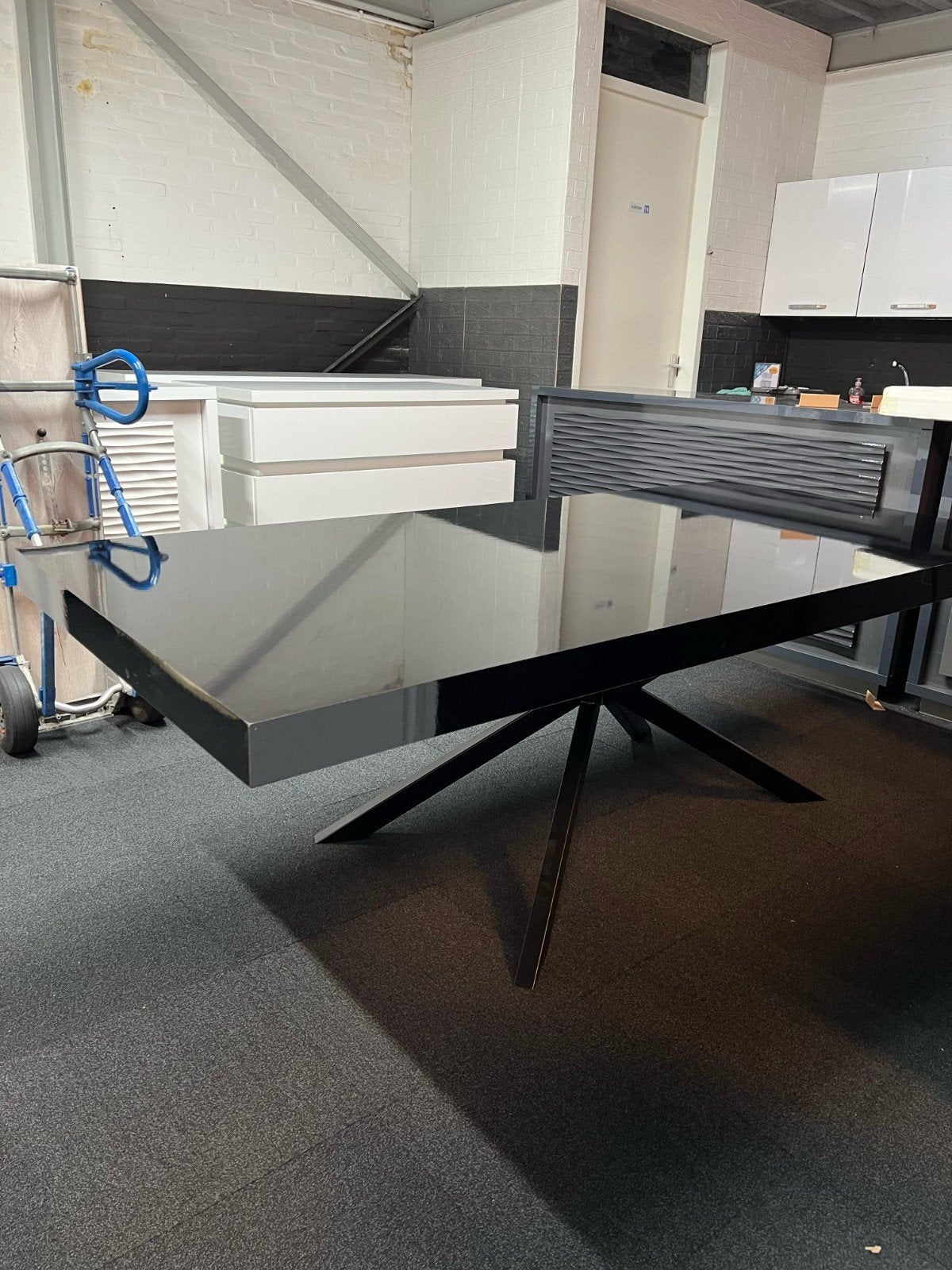 EET & VERGADERING TAFEL, Ophalen, Rechthoekig, 200 cm of meer, 50 tot 100 cm