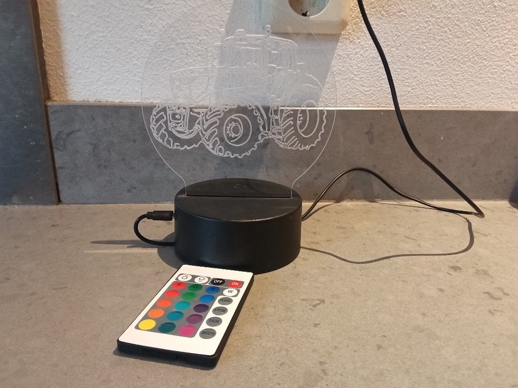 Trekker beeldje met kleur en afstandbediening.bieden, Ophalen of Verzenden, Zo goed als nieuw, Overige typen