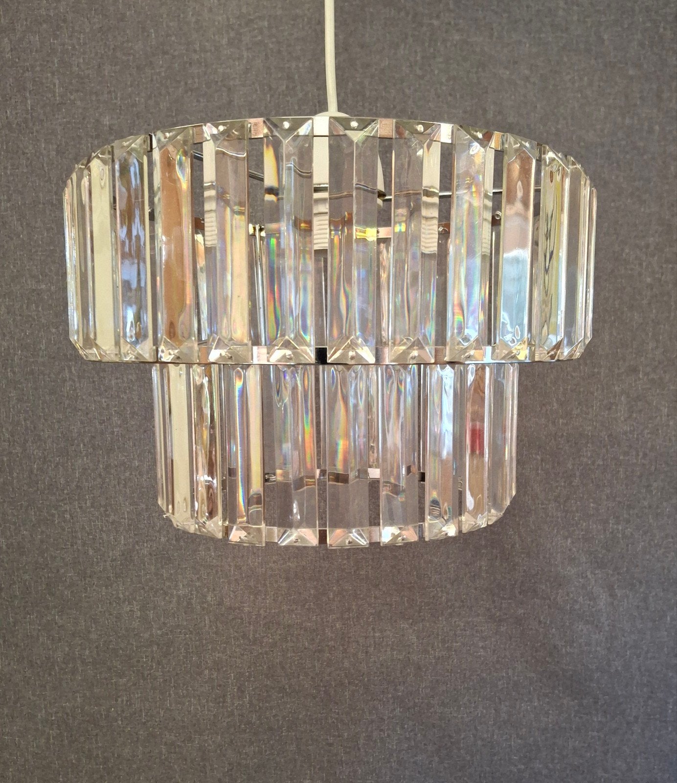 Luxe Kroonluchter - Glamoureuze Hanglamp met Diamanten, Sba@, Sba, 1103bg, Ophalen of Verzenden