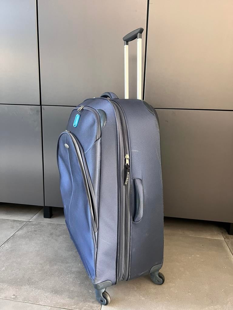 SAMSONITE GROOT FORMAAT REIS TROLLEY REISKOFFER GRIJS, Wieltjes, Ophalen of Verzenden, Zo goed als nieuw, 70 cm of meer