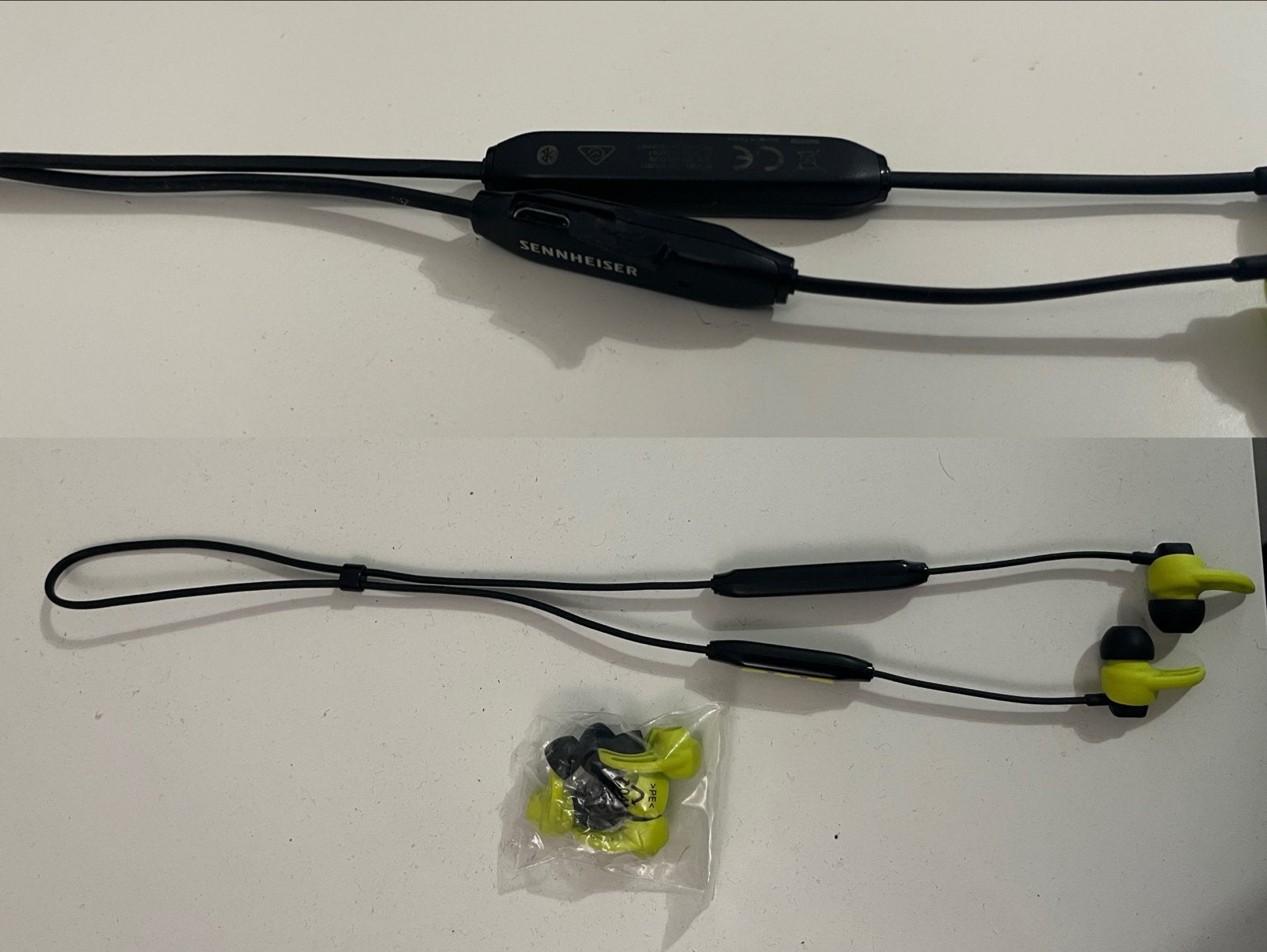 Sennheiser CX Sport In-ear Bluetooth koptelefoon geel, Ophalen, In-ear, Bluetooth, Sennheiser