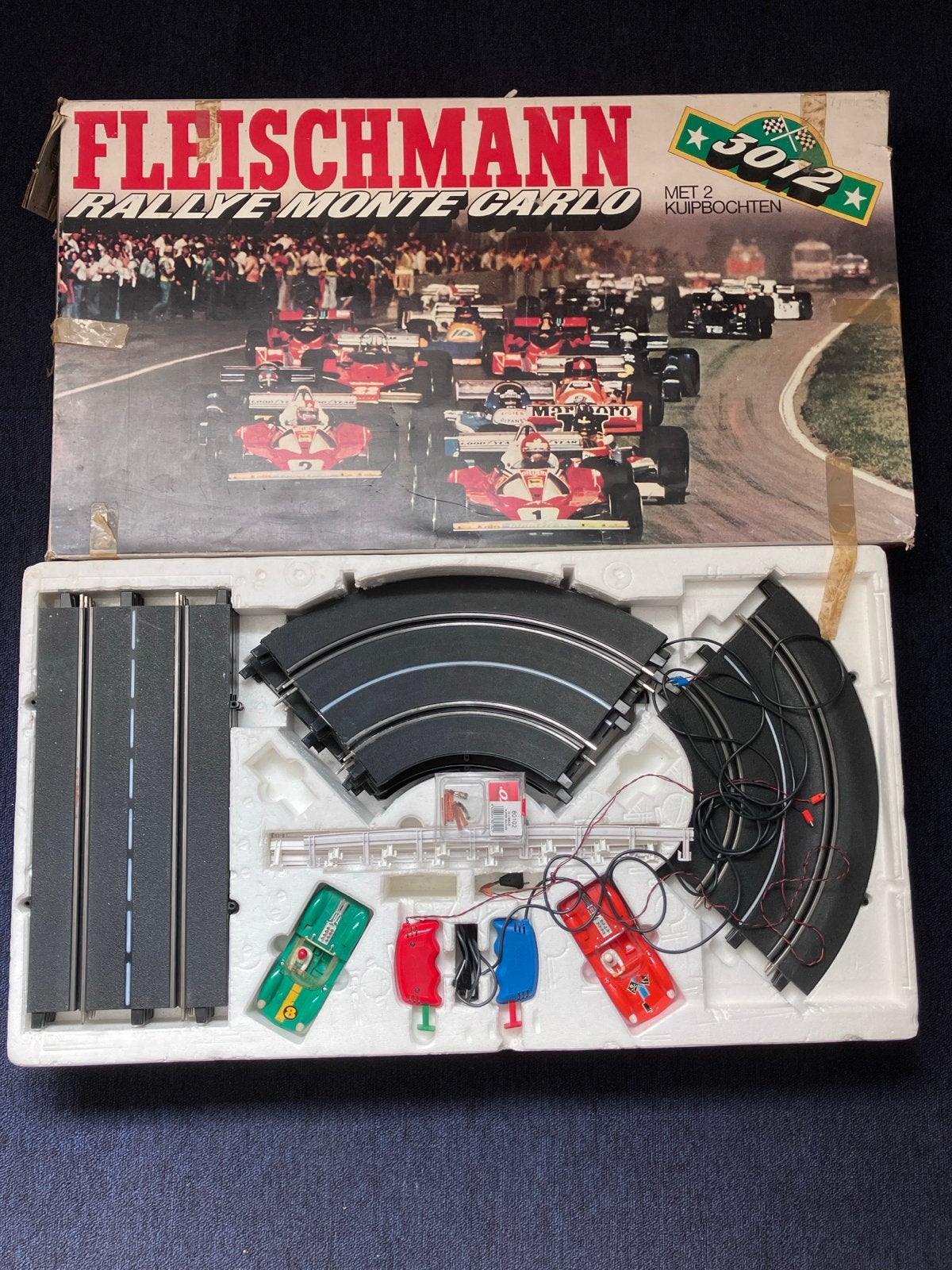 Uitgebreide Fleischmann Autoracebaan met Looping en Extra's, Kinderen en Baby's, Speelgoed | Racebanen, Ophalen, Fleischmann, Met looping