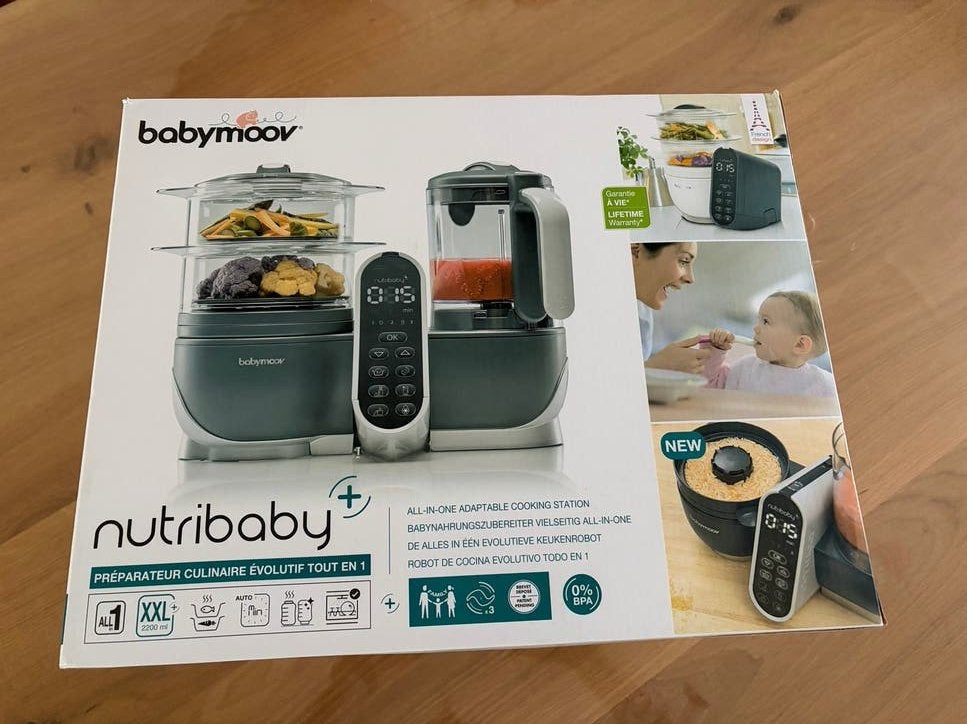 Babymoov Nutribaby+ 5-in-1 voedselbereider, Ophalen of Verzenden, Zo goed als nieuw, Overige typen