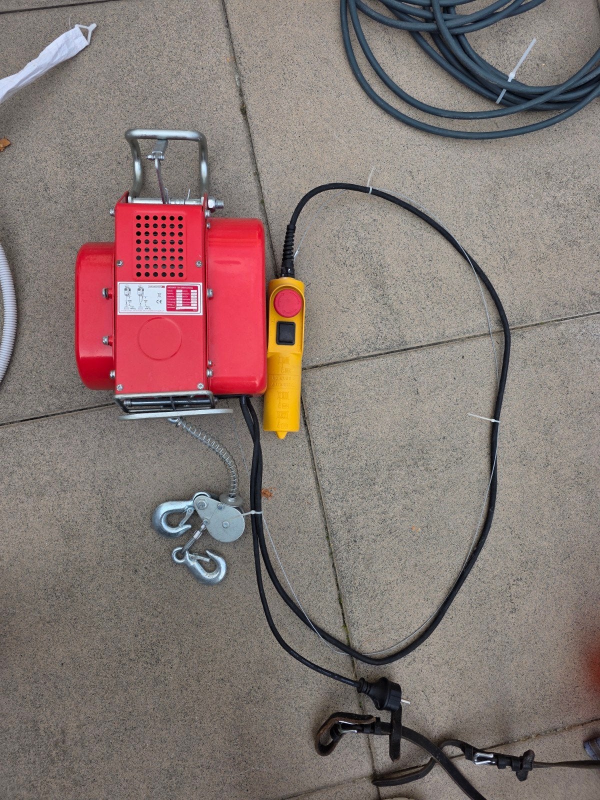 Crossfer HX5200D-12m Elektrische Takel 200kg, Ophalen of Verzenden, Zo goed als nieuw