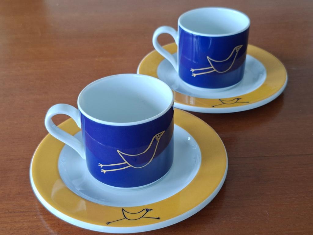 Koffiekopjes Arzberg Cult Flying Object David Palterer, Huis en Inrichting, Keuken | Servies, Keramiek, Ophalen of Verzenden, Zo goed als nieuw