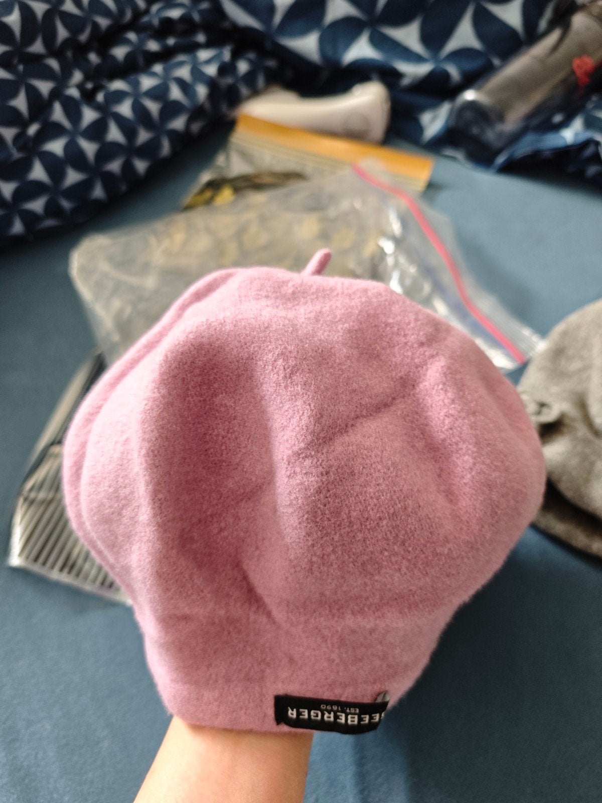 Roze Seeberger baret - Zo goed als nieuw, Verzenden, Hoed, One size fits all, Zo goed als nieuw