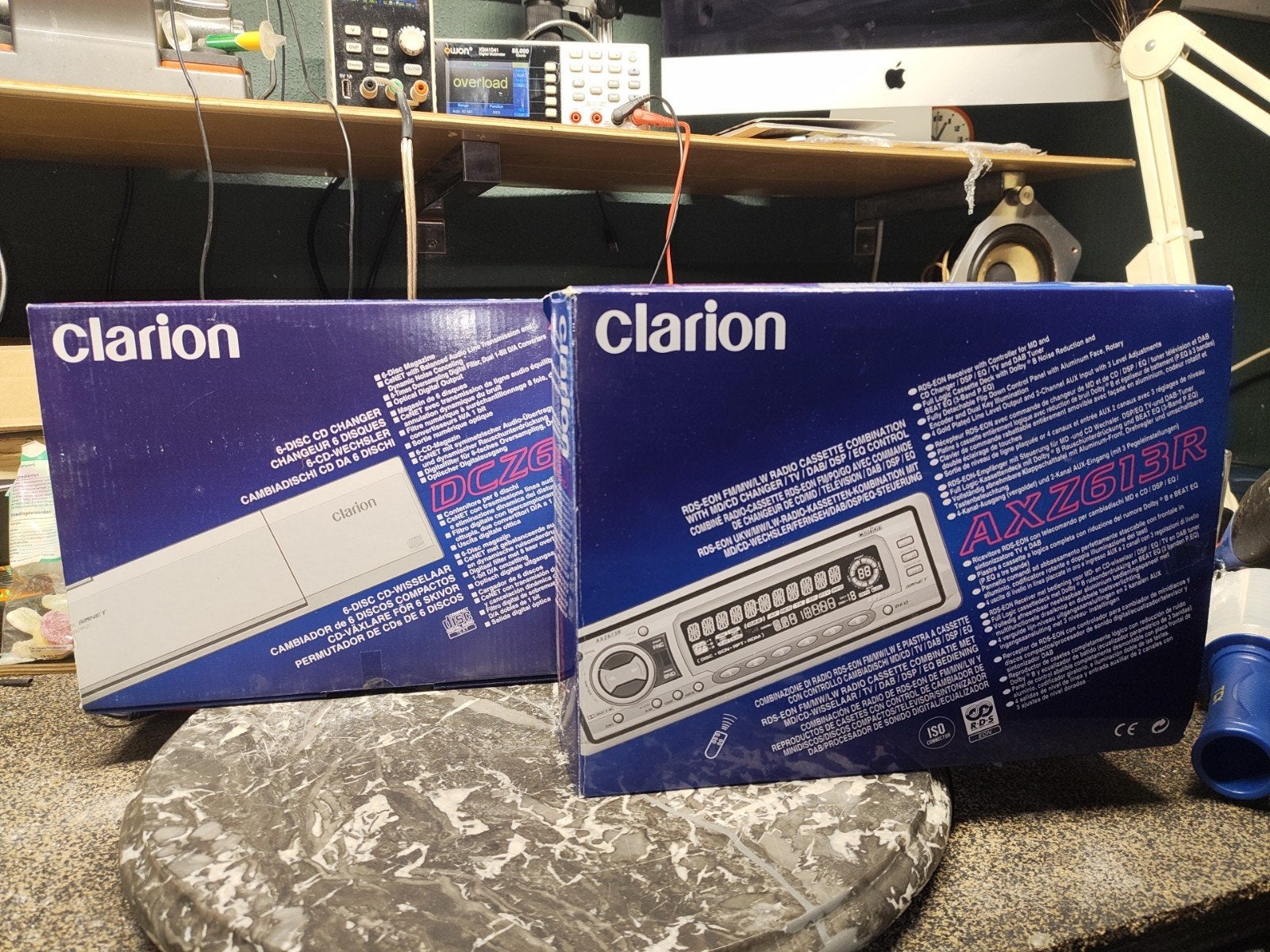 *Clarion PAC613 II*Autoradio*met*CD*wisselaar*Nieuw*90s*, Ophalen of Verzenden, Nieuw