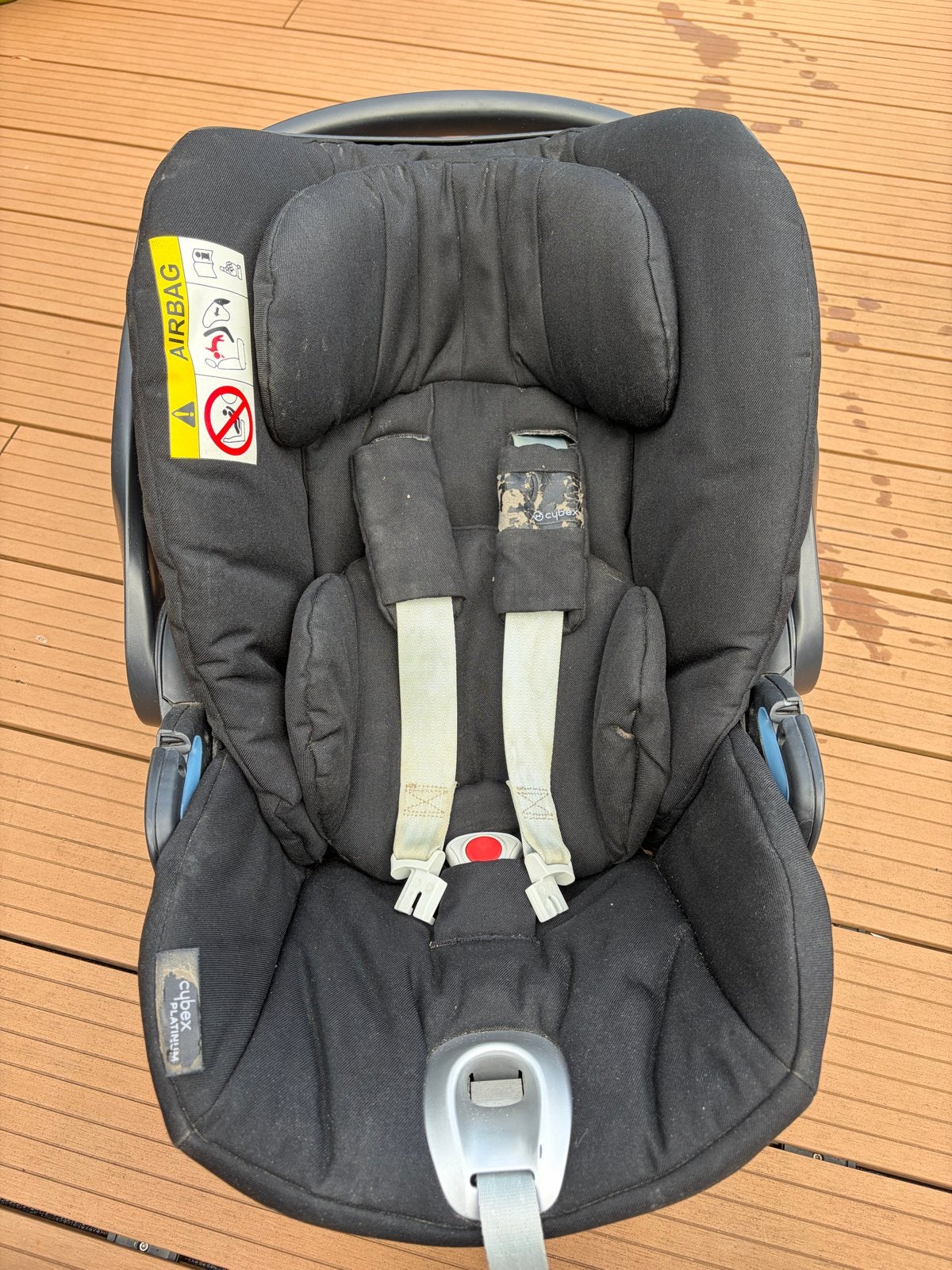 Cybex Cloud Q autostoel - Gebruikt, Kinderen en Baby's, Autostoeltjes, Autogordel of Isofix, Gebruikt, Slaapstand, 0 t/m 13 kg