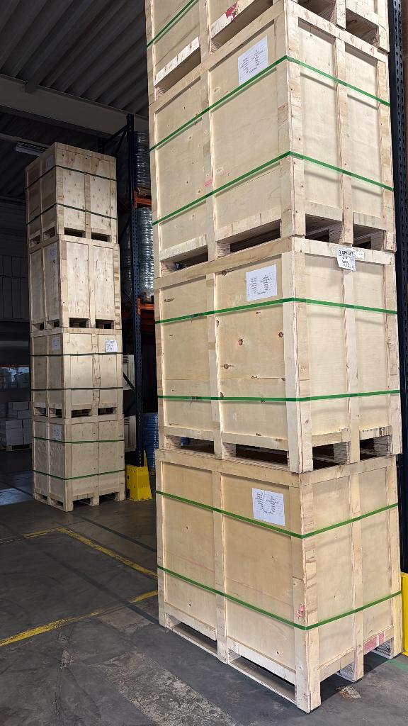 Houten kisten, Huis en Inrichting, Woonaccessoires | Kisten, Ophalen, Overige materialen, Gebruikt, 100 tot 150 cm