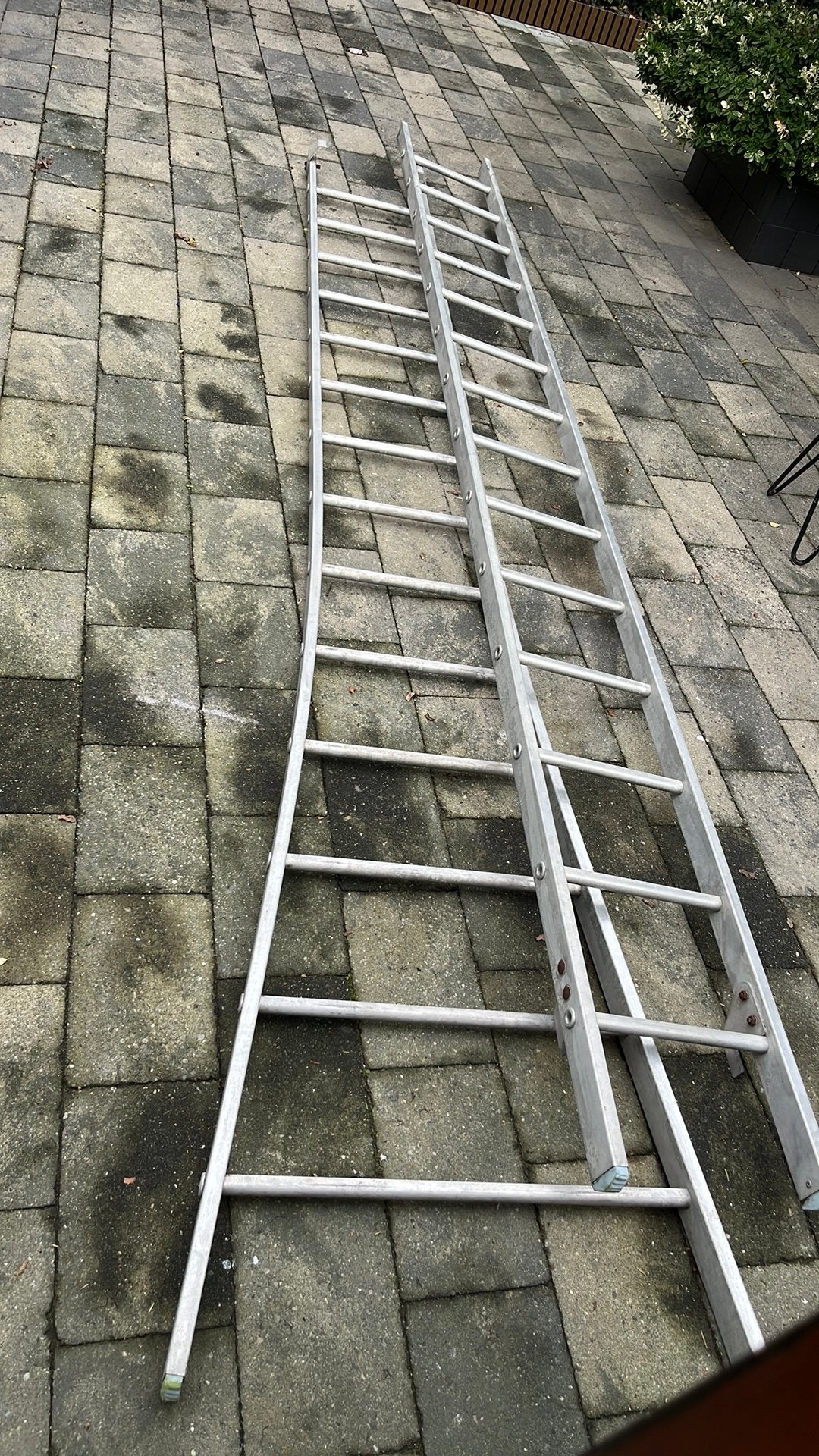 Aluminium ladder, Ophalen, Gebruikt, 4 meter of meer