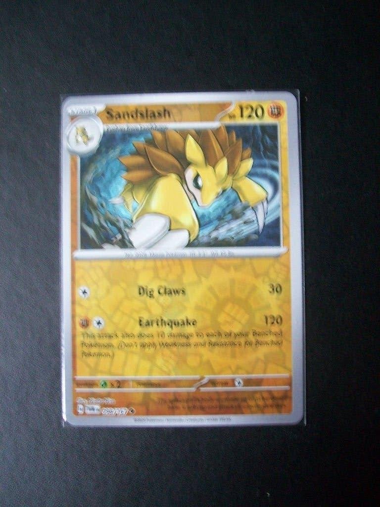 2559. Nieuwe Pokemon Kaart holofoil SANDSLASH HP 120 098/167, Verzenden, Nieuw, Losse kaart, Foil