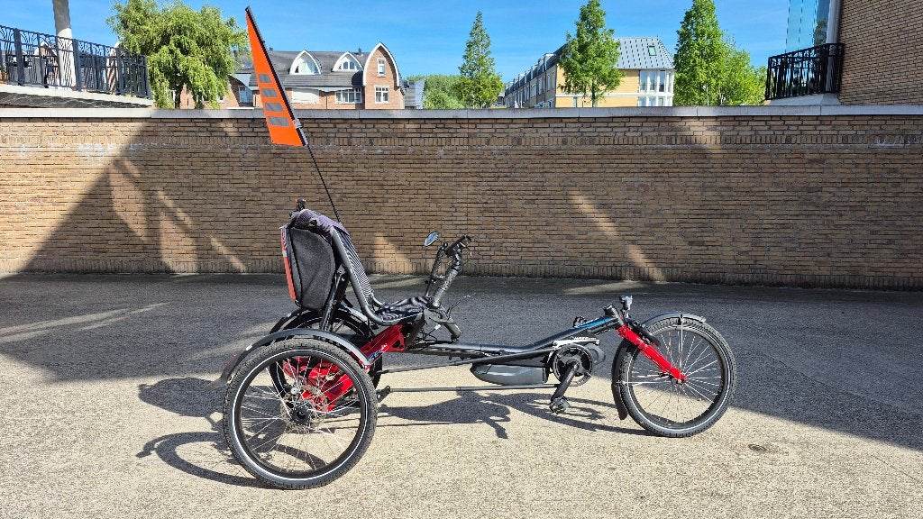 Hase Trigo Nexus elektrisch driewieler, Fietsen en Brommers, Fietsen | Driewielfietsen, Ophalen, Zo goed als nieuw, Schijfrem