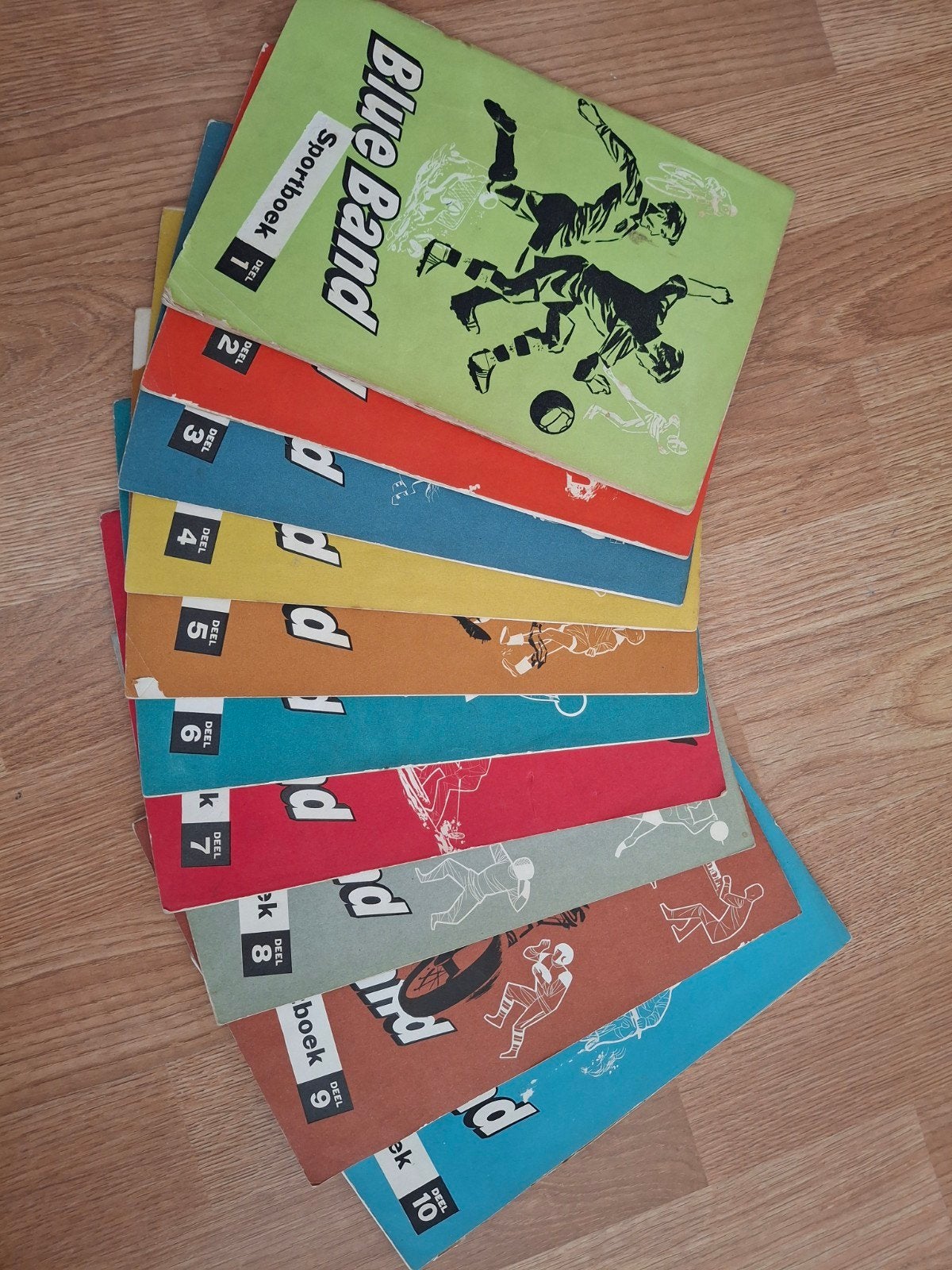 Bleu Band Sportboekjes uit 1954complete serie, Ophalen of Verzenden, Gelezen