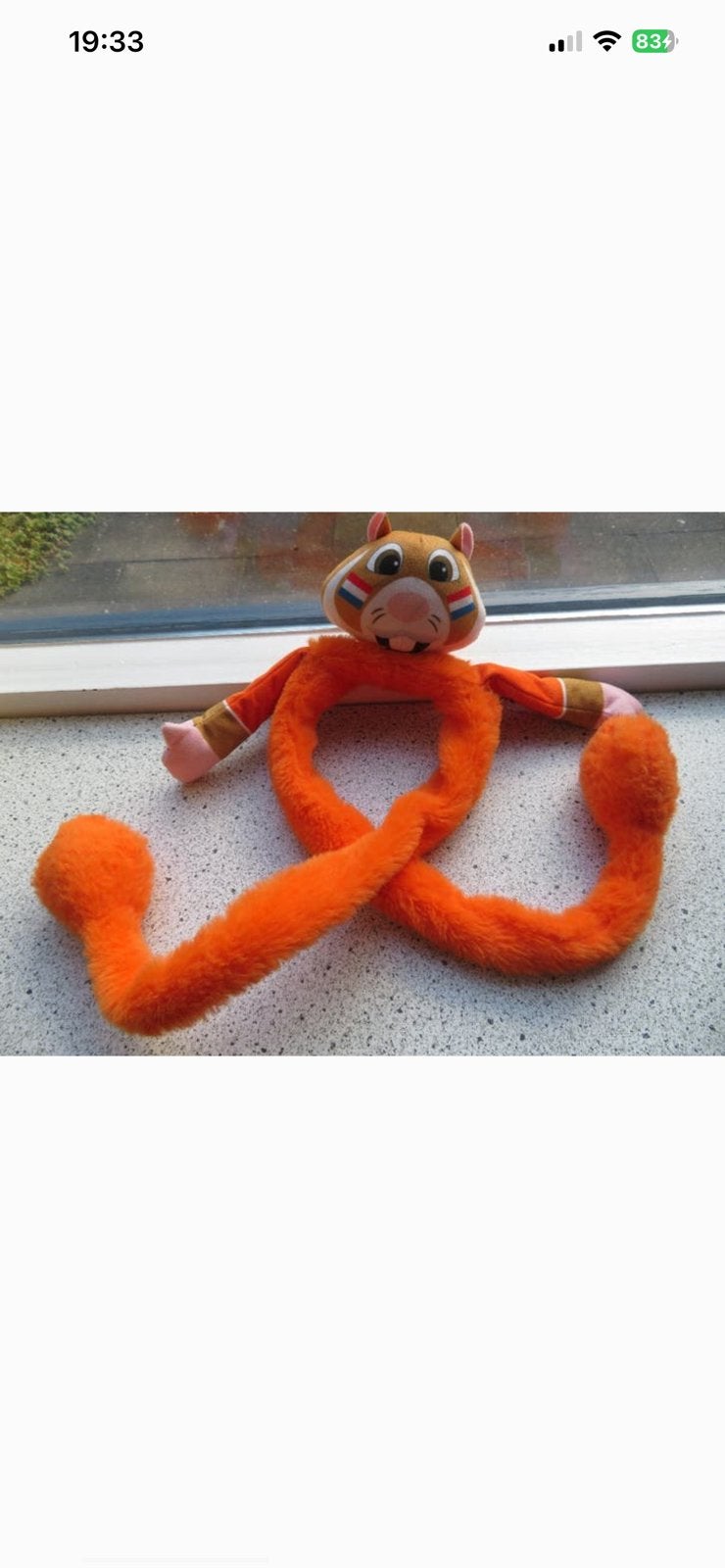 Heeft iemand deze oranje hanster hoofd band te koop, Verzenden, Overige typen