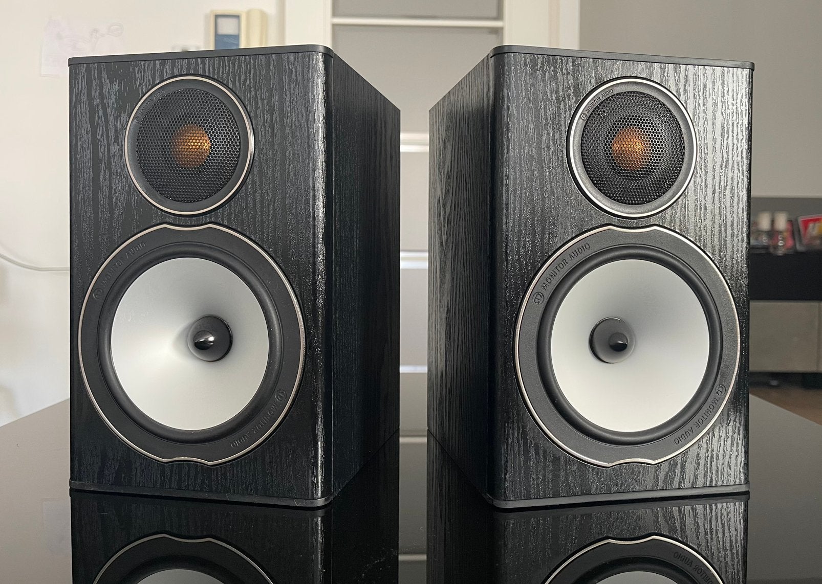 MONITOR AUDIO BRONZE BX1 - Black Ash - In Zeer Goede Staat, Ophalen