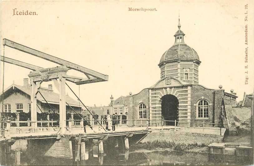 380-850-003 Leiden Morschpoort, Verzenden, Voor 1920, Zuid-Holland