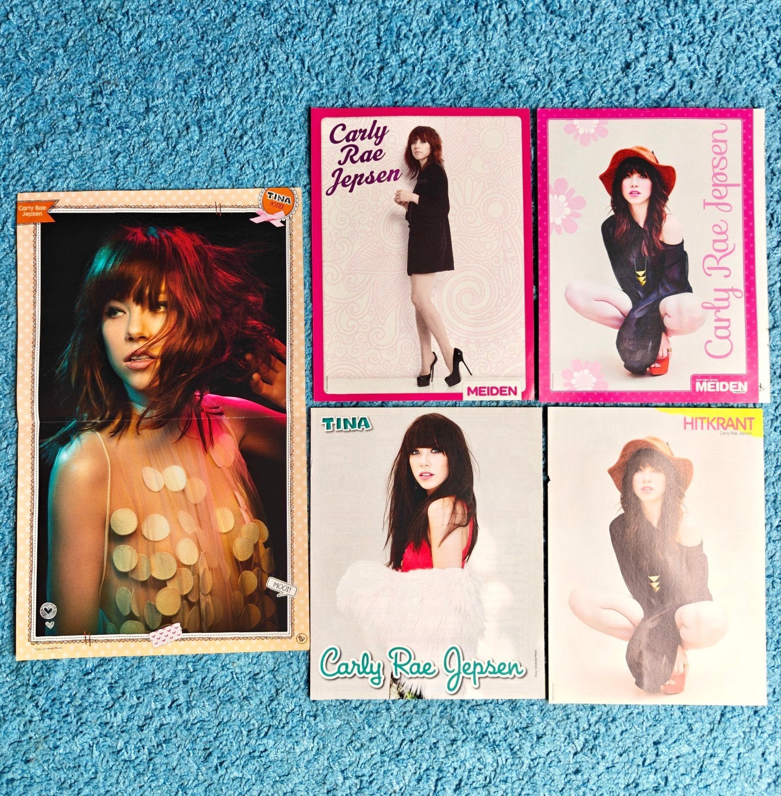 Carly Rae Jepsen posters, Rechthoekig Staand, Nieuw, Ophalen of Verzenden, A1 t/m A3