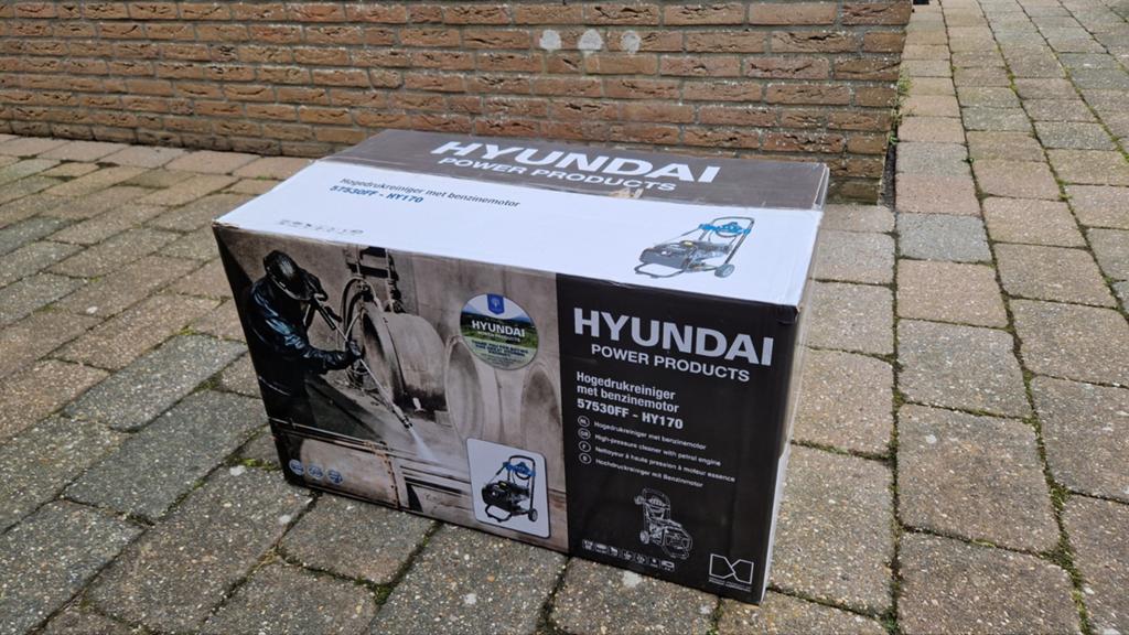 Nieuwe Hyundai HY170 hogedrukreiniger, Tuin en Terras, Hogedrukreinigers, Ophalen of Verzenden, Nieuw, Benzine