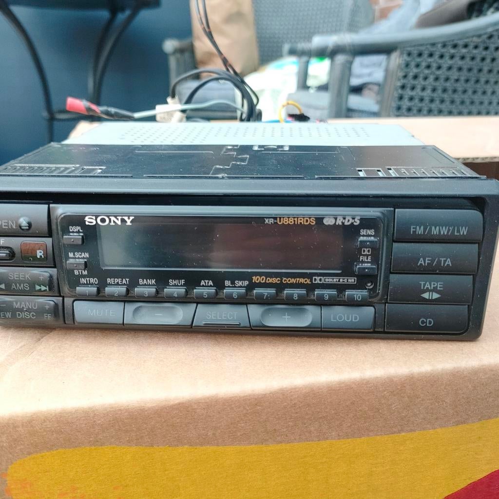 Sony autoradio Xr-U881r, Ophalen of Verzenden, Zo goed als nieuw