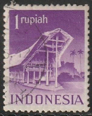 Ned.Indië 1949 383 Toradja 1rp, Gest, Ophalen of Verzenden, Gestempeld, Nederlands-Indië